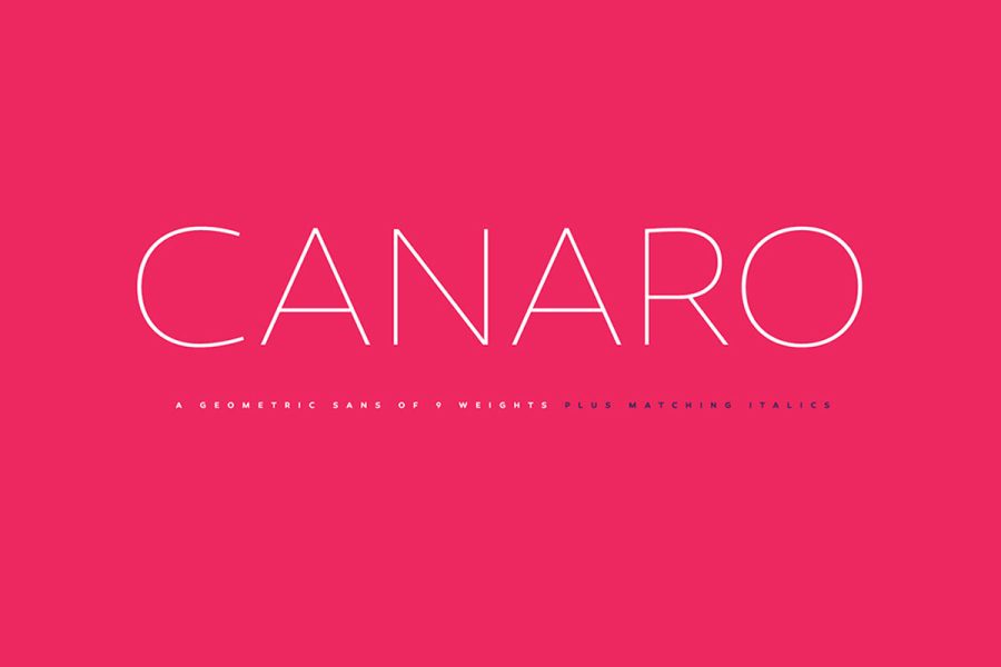 Canaro Free Demo Font